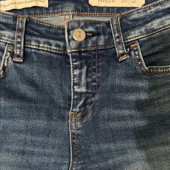 Anthropologie Pilcro and the Letterpress Blue Straight Leg Jeans - Picture 4 of 11